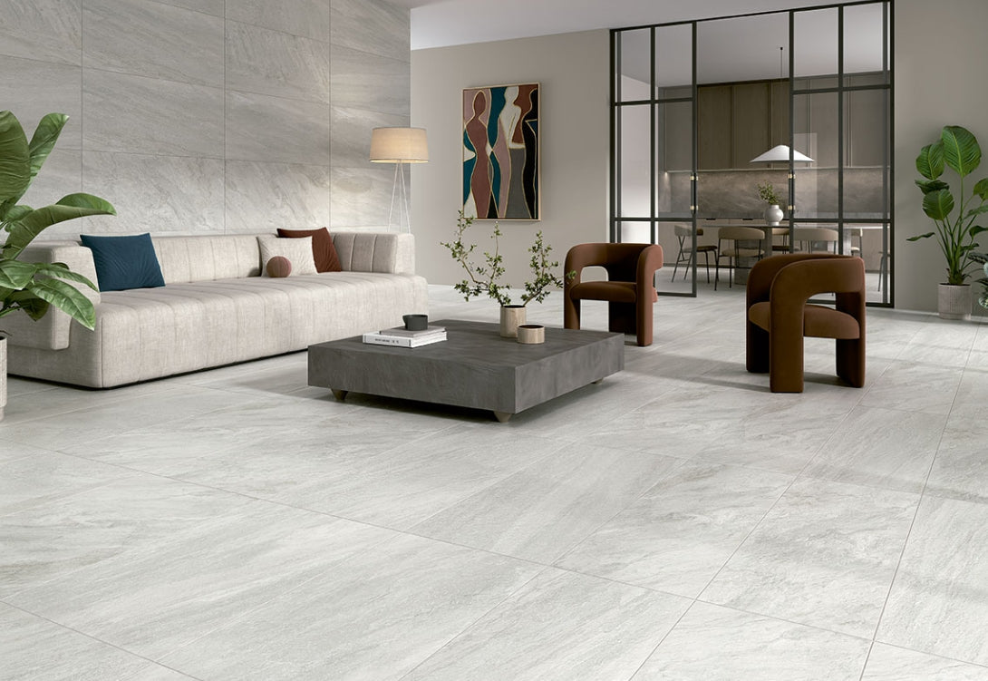 Traktion Stowe Silver Dune Porcelain Tile