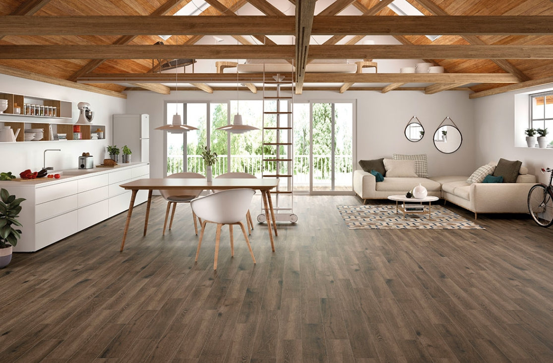 Antoni Nero Porcelain Wood Tile