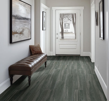 Braxton Midnight Porcelain Wood Tile