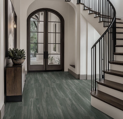 Braxton Midnight Porcelain Wood Tile
