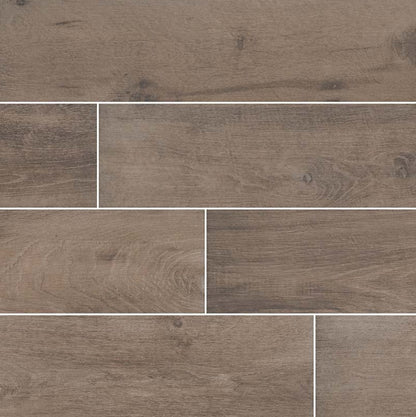 Cottage Brown Porcelain Wood Tile
