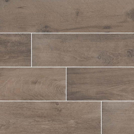 Cottage Brown Porcelain Wood Tile