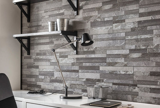 Palisade Grey Stacked Porcelain