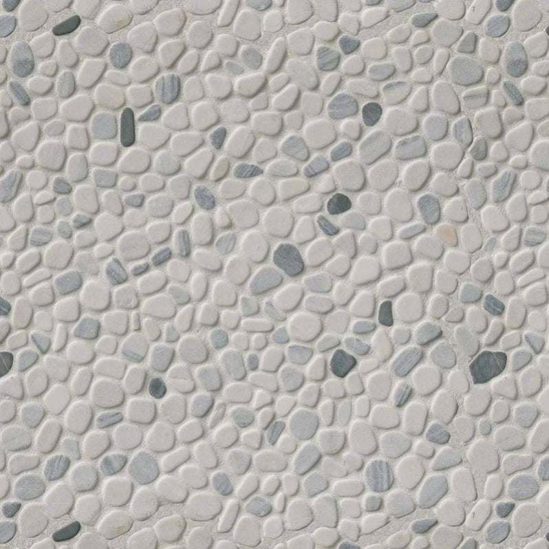 Black And White Pebbles Mosaic