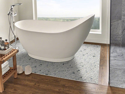 Black And White Pebbles Mosaic