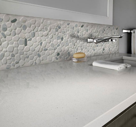 Black And White Pebbles Mosaic