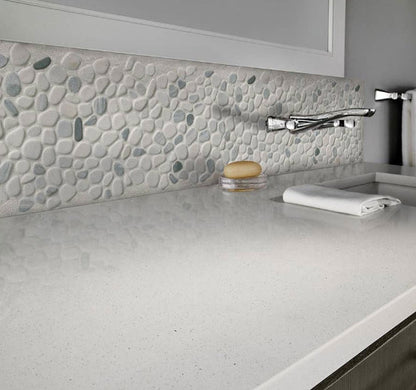 Black And White Pebbles Mosaic