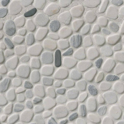 Black And White Pebbles Mosaic