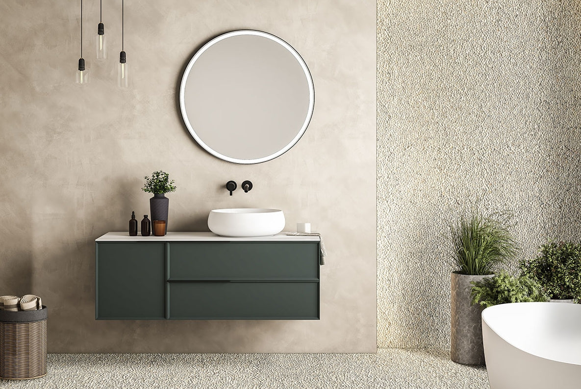 Ivory White Mini Pebble Tile