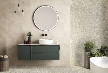 Ivory White Mini Pebble Tile