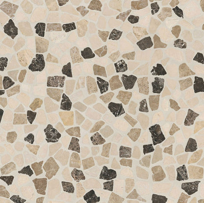 Mix Marble Pebbles Tumbled Tile