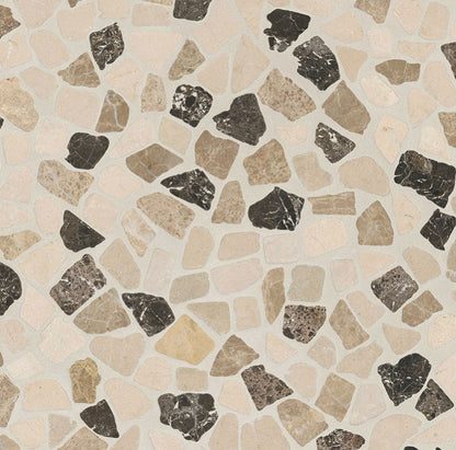 Mix Marble Pebbles Tumbled Tile