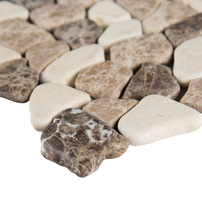 Mix Marble Pebbles Tumbled Tile