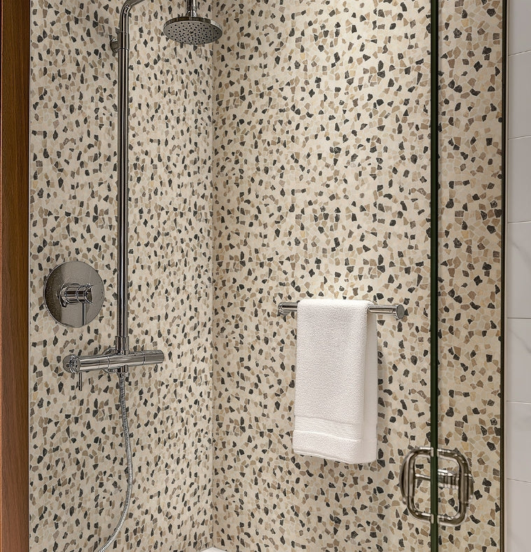 Mix Marble Pebbles Tumbled Tile