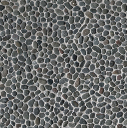 Noir Ash Mini Pebble Tile