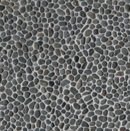 Noir Ash Mini Pebble Tile
