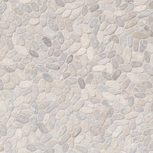 Sliced Ash Pebbles Mosaic