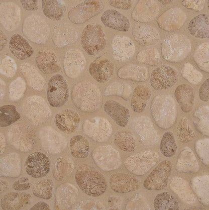 Travertine Pebbles Blend Tile