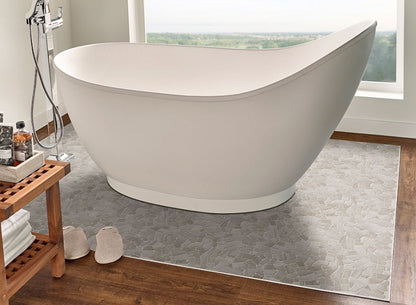 White Oak Pebbles Tumbled Tile