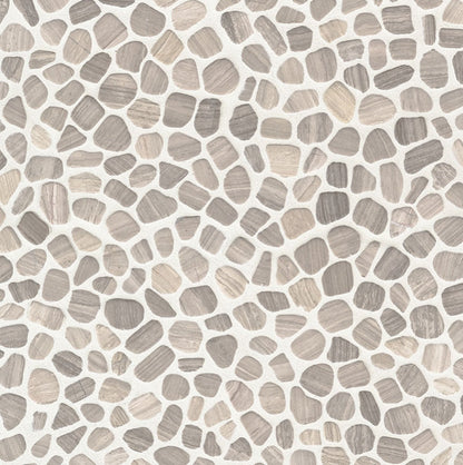 White Oak Pebbles Tumbled Tile