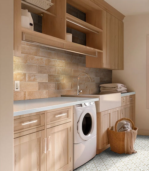 Village Coral Ceramic Wall Tile