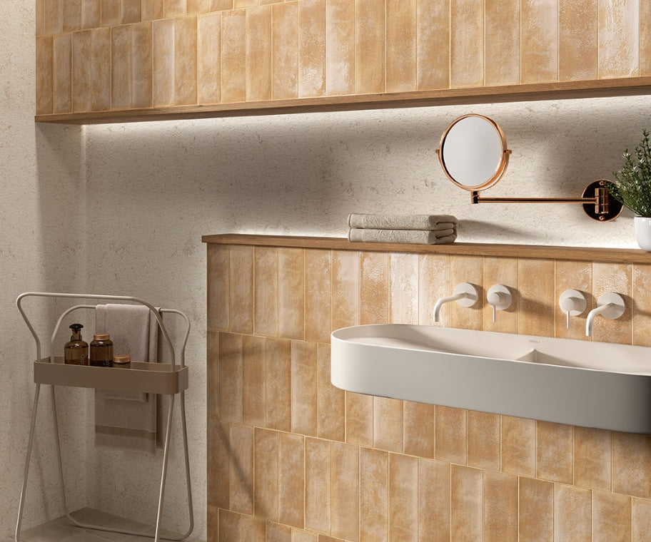 Village Coral Ceramic Wall Tile