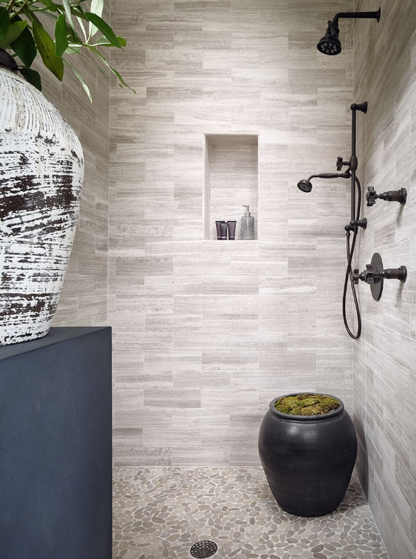 Sliced Earth Pebbles Mosaic