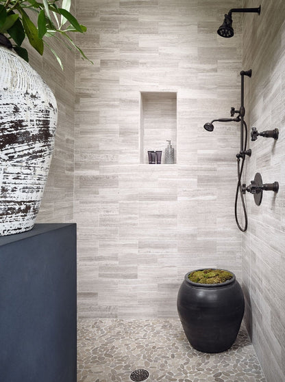 Sliced Earth Pebbles Mosaic