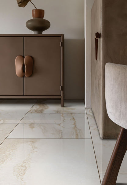 Exotika Nebula Almond Porcelain Tile