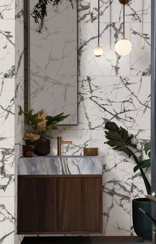 Exotika Lux Iceberg White Porcelain Tile