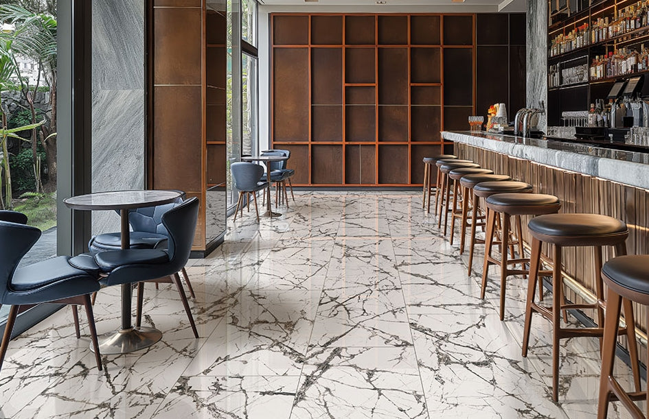 Exotika Lux Iceberg White Porcelain Tile