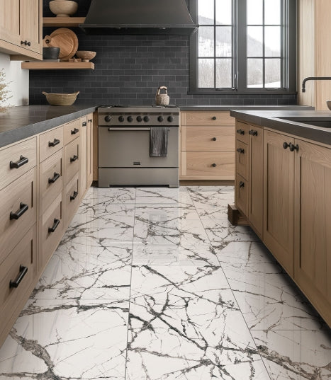 Exotika Lux Iceberg White Porcelain Tile
