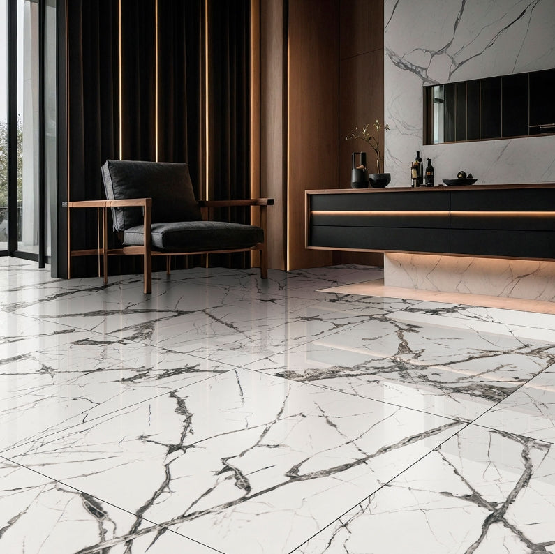 Exotika Lux Iceberg White Porcelain Tile