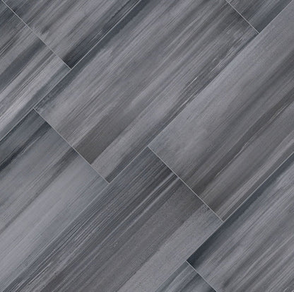 Watercolor Graphite Porcelain Tile