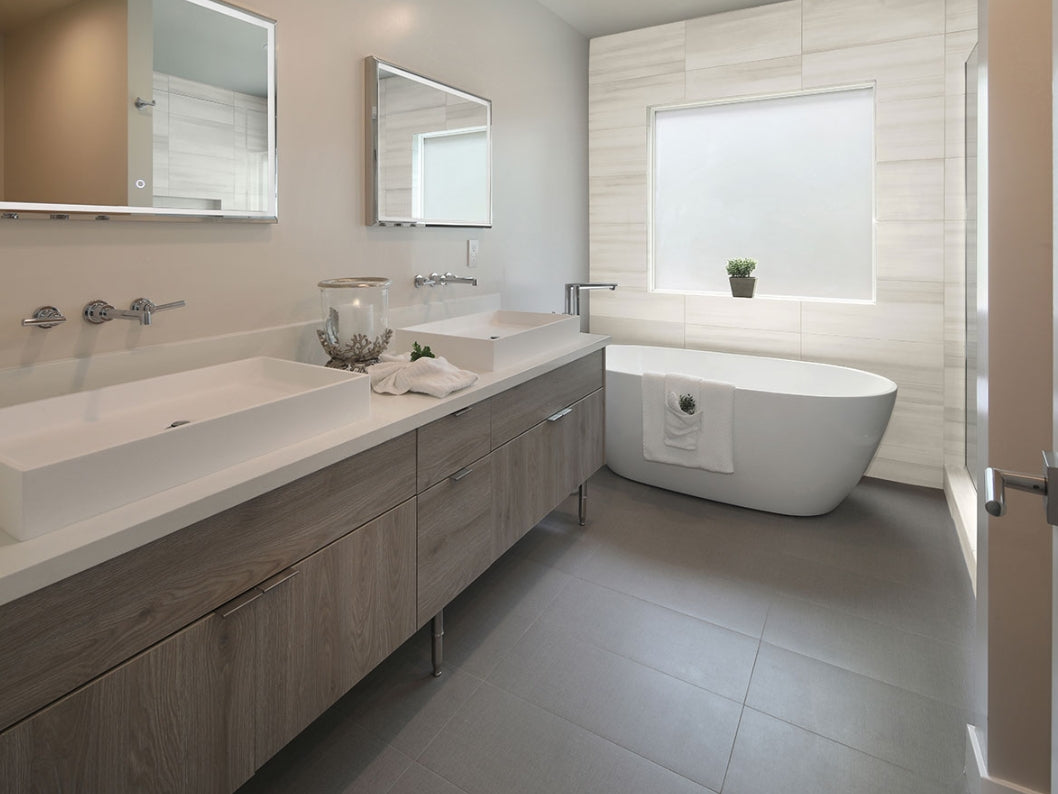 Watercolor Bianco Porcelain Tile