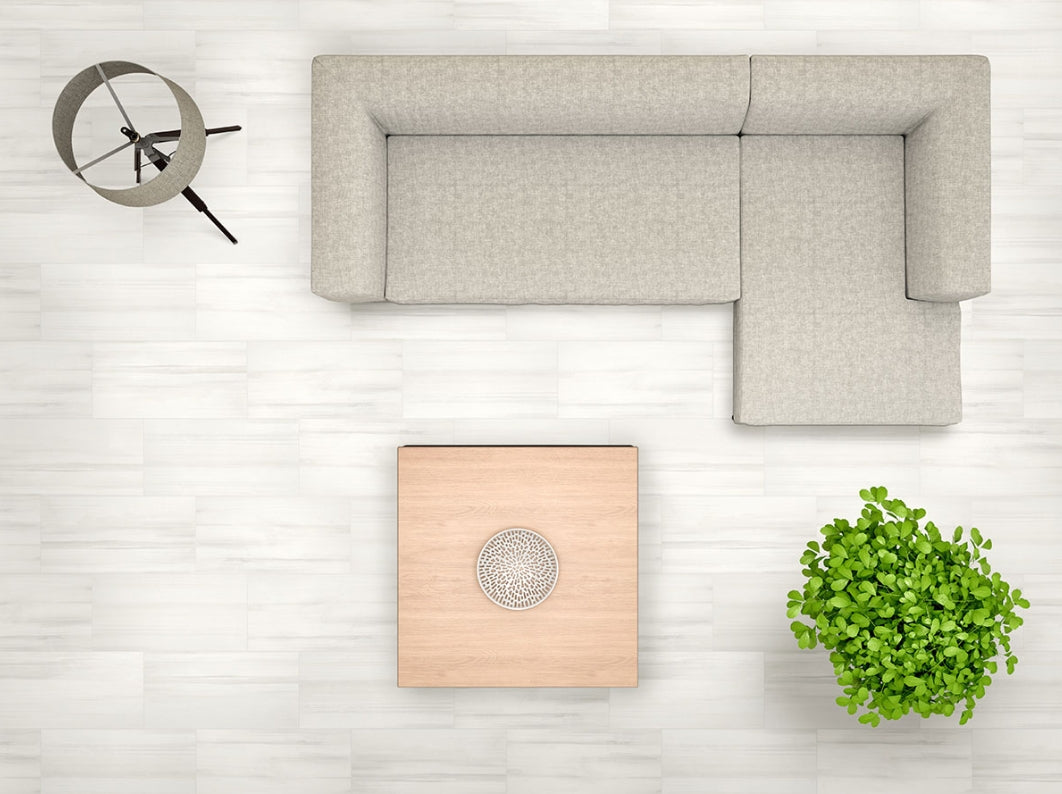 Watercolor Bianco Porcelain Tile