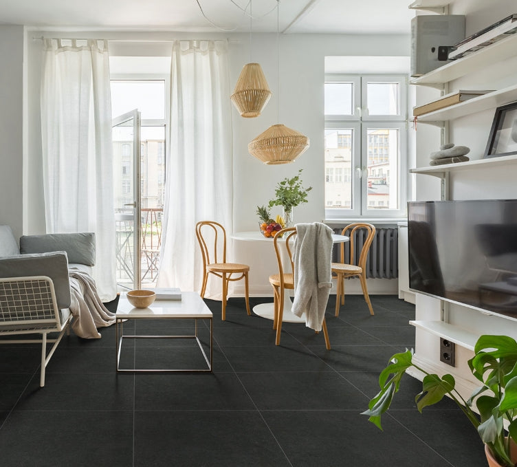 Dimensions Graphite Porcelain Tile