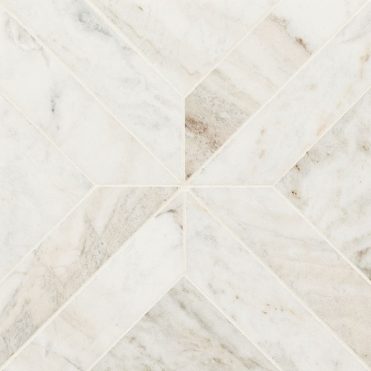 Arabescato Venato Argyle Tile