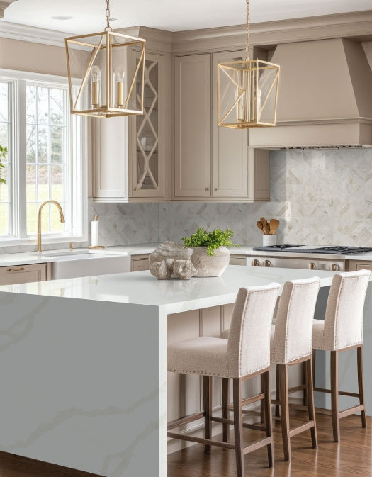 Arabescato Venato Argyle Tile