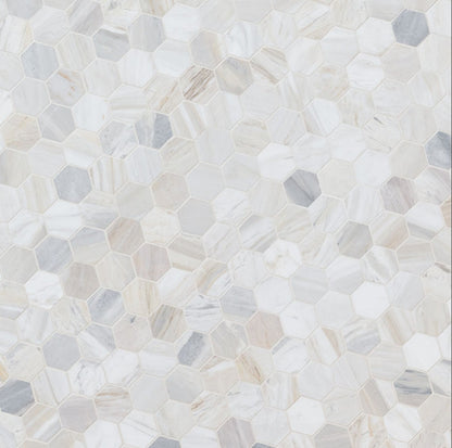 Athena Gold 2" Hexagon Honed Mosaic Tile