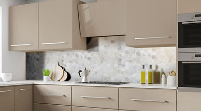 Athena Gold 2" Hexagon Honed Mosaic Tile