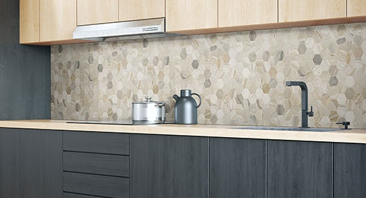 Athena Gold 2" Hexagon Honed Mosaic Tile