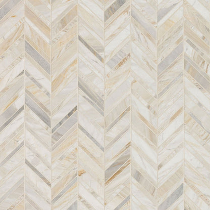 Athena Gold Chevron Pattern Honed
