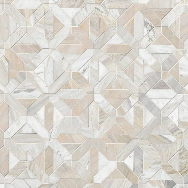 Athena Gold Geometrica Honed Tile