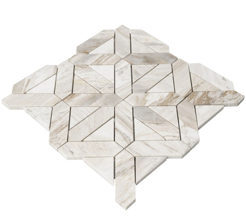 Athena Gold Geometrica Honed Tile