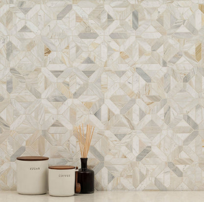 Athena Gold Geometrica Honed Tile