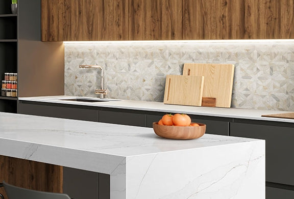 Athena Gold Geometrica Honed Tile