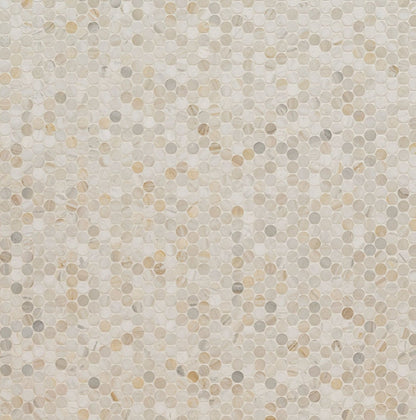 Athena Gold Pennyround Tile