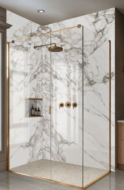 Athena Gold Pennyround Tile