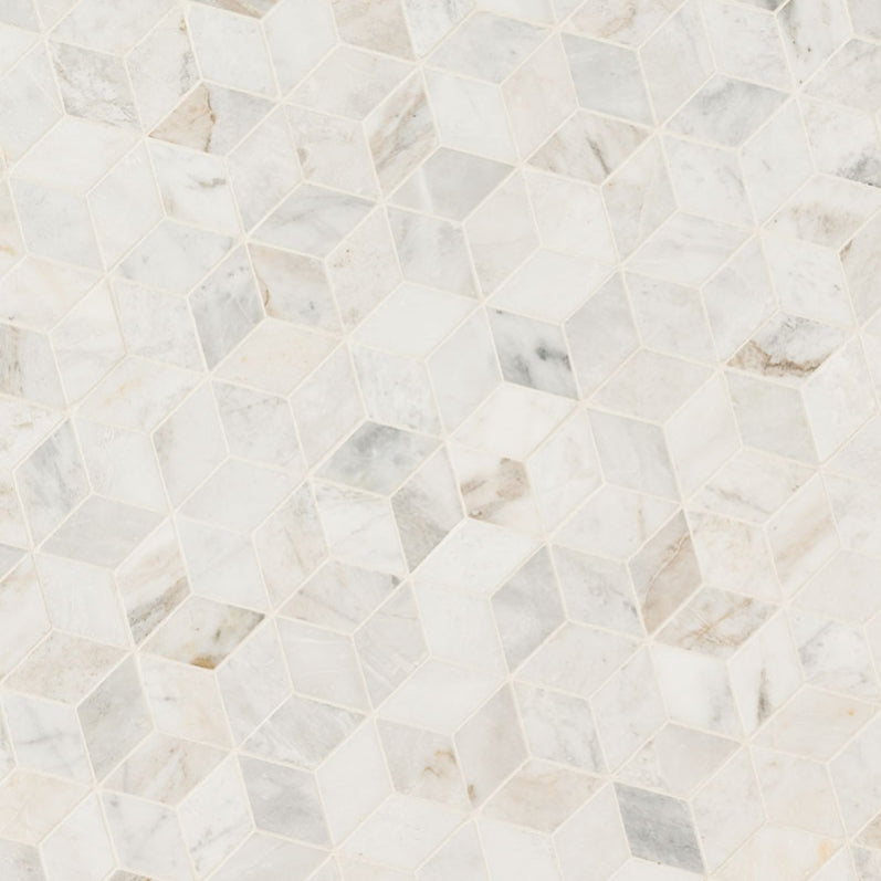 Arabescato Venato Cube Marble Tile